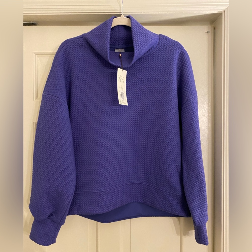 CALIA Purple Workout Turtleneck